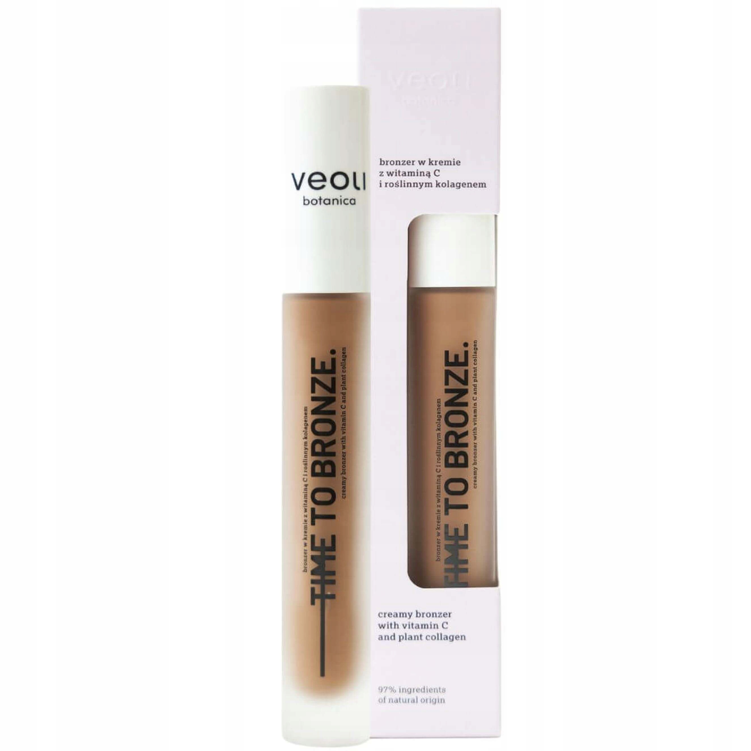 Veoli Botanica Bronzer v krému s vitamínem C a kolagenem Time To Bronze 10 ml