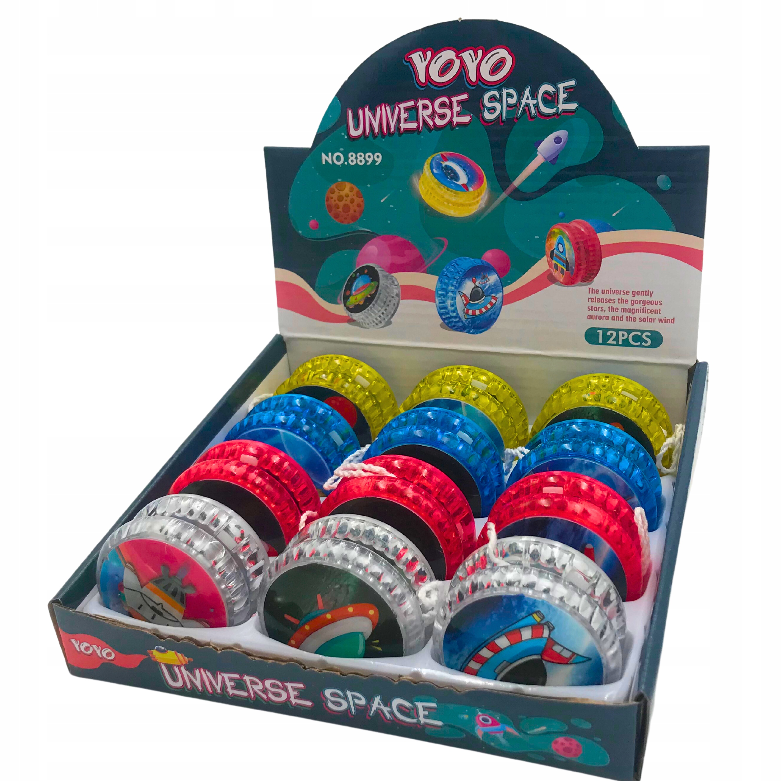 JOJO ŚWIECĄCE YOYO ZABAWKA LED PREZENT DLA DZIECKA Marka inna