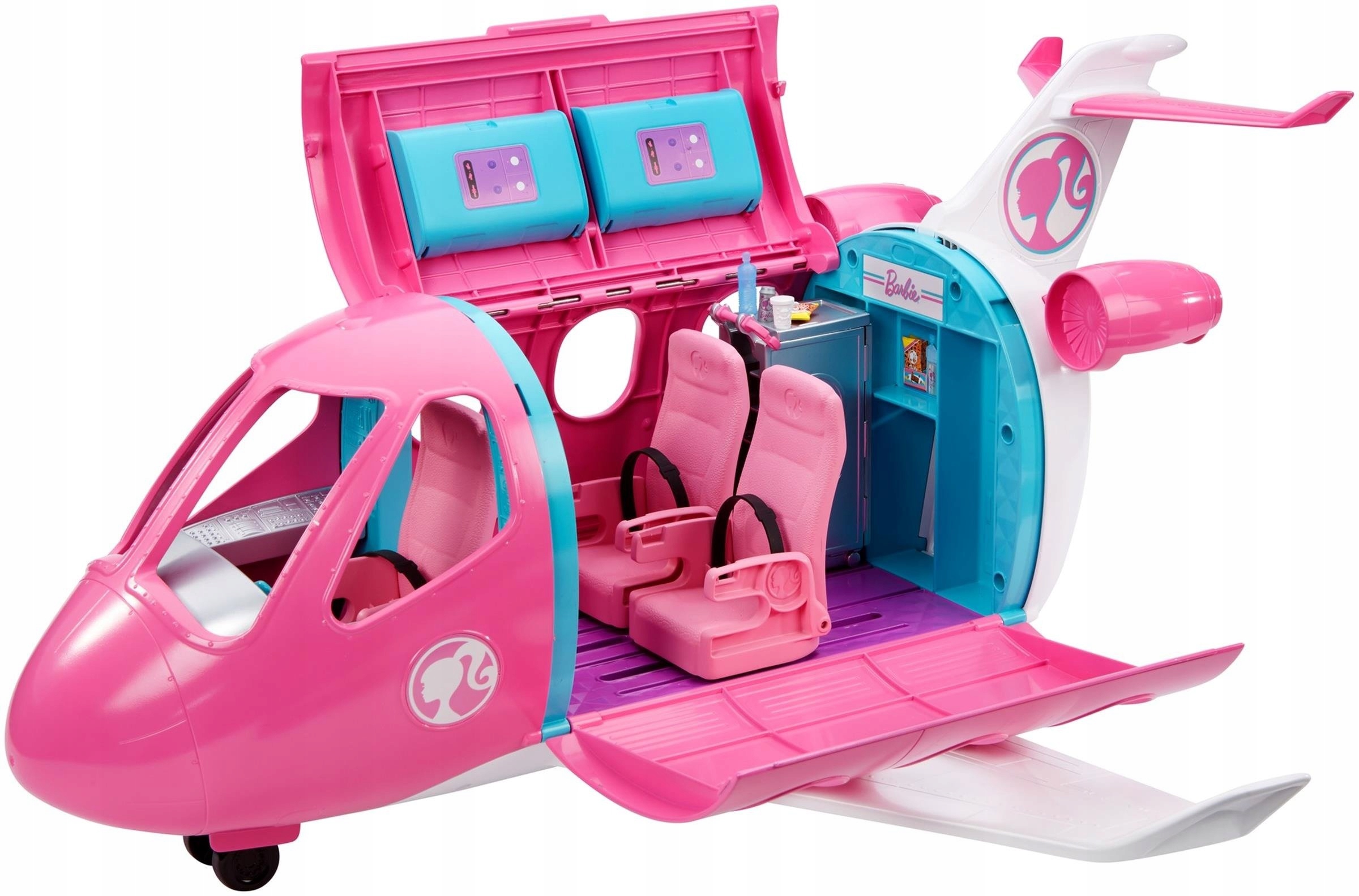 Barbie Dreamhouse Różowy Samolot Barbie GDG76-Zdjęcie-0