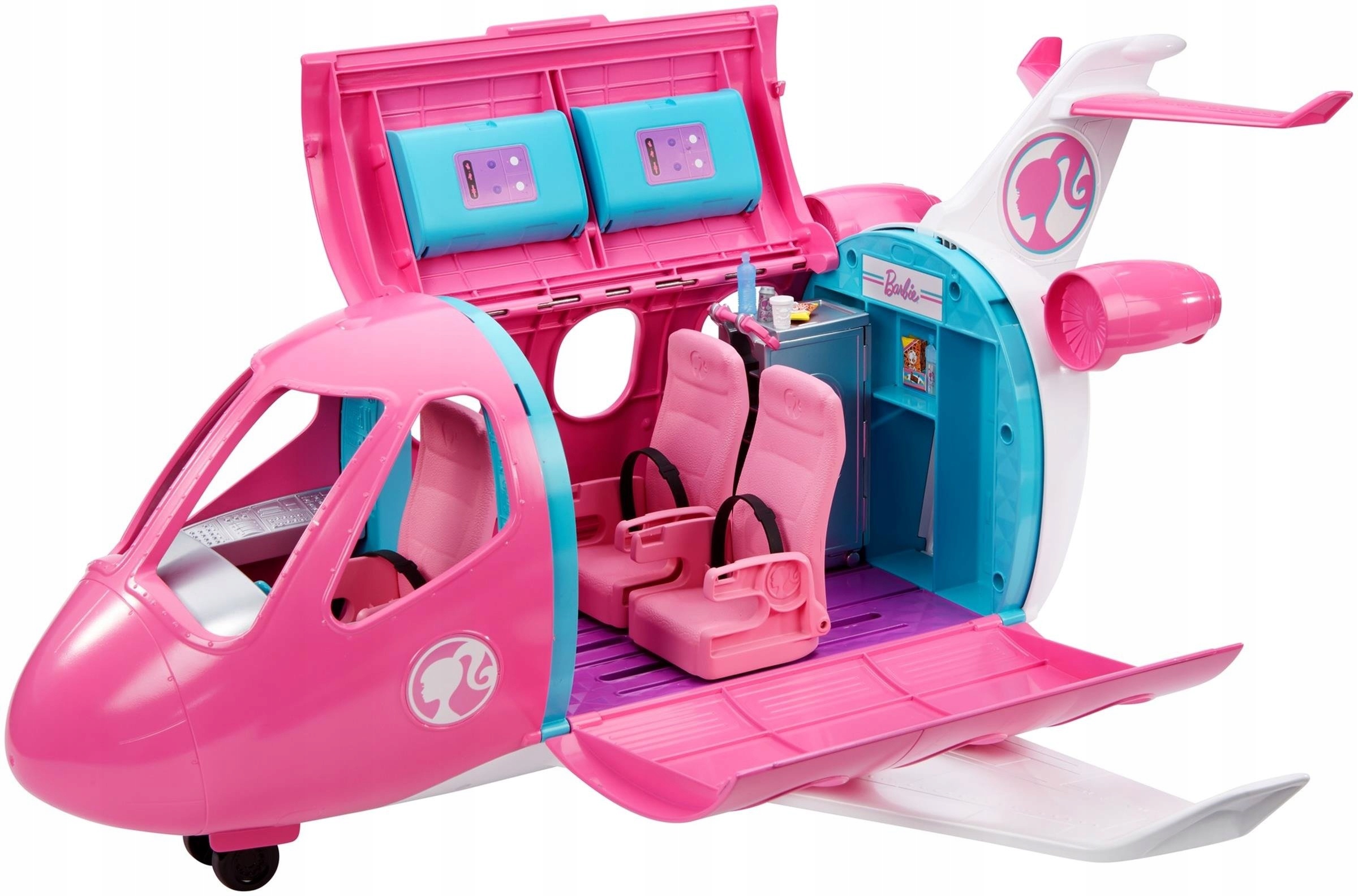 

Barbie Dreamhouse Różowy Duży Samolot Barbie GDG76