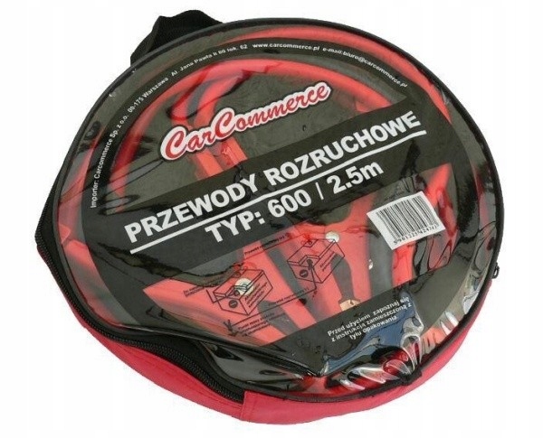 Kablewy Rozruchowe 600A 2,5M CCM42434