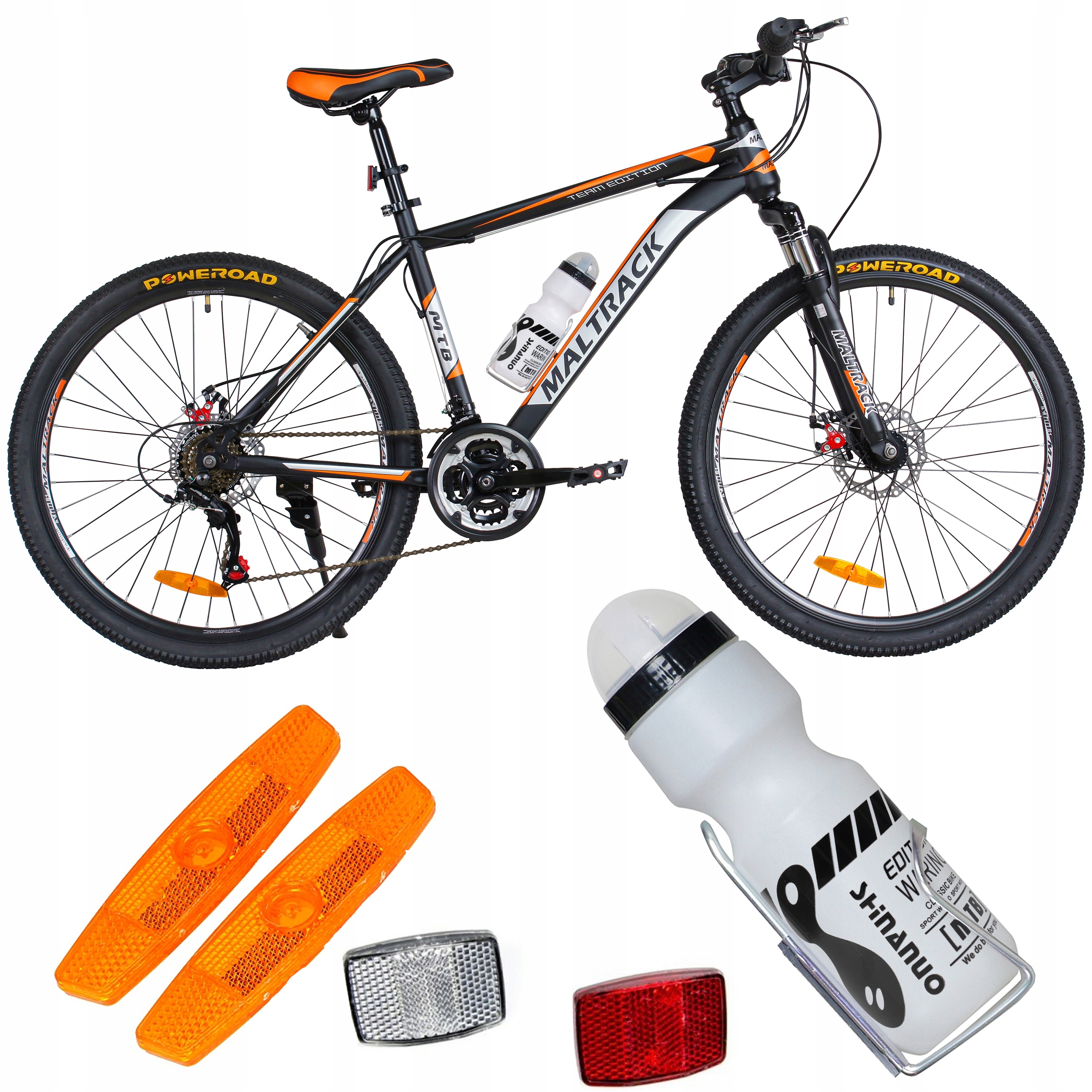 

Rower Górski Mtb Shimano Amortyzatory 26'' Bidon