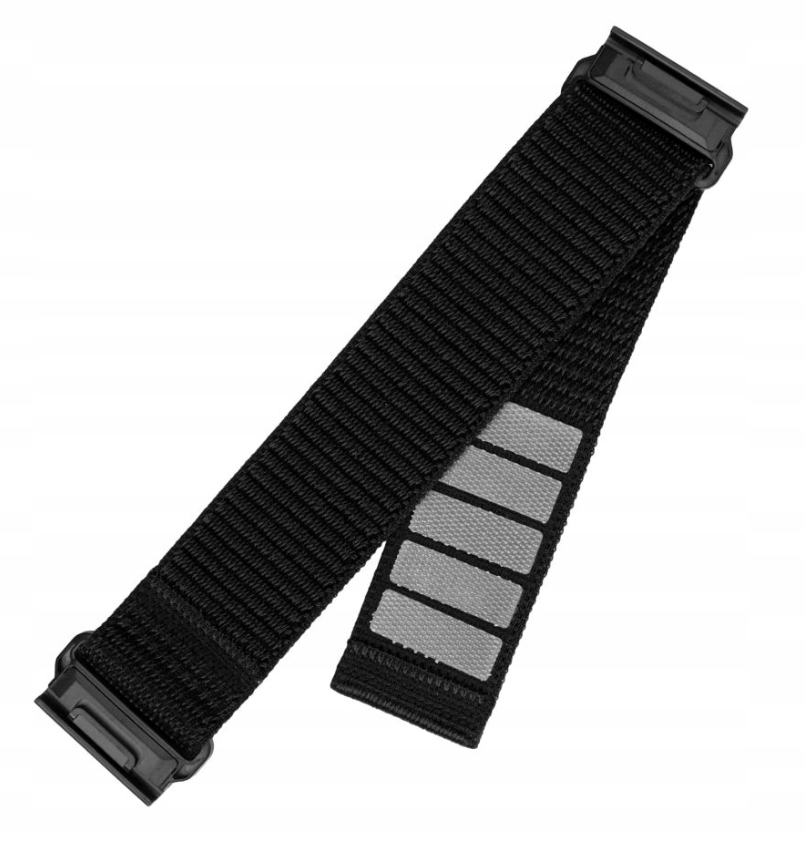 Fixed Sporty Strap for Garmin QuickFit 26mm 160-210 Black Nylon