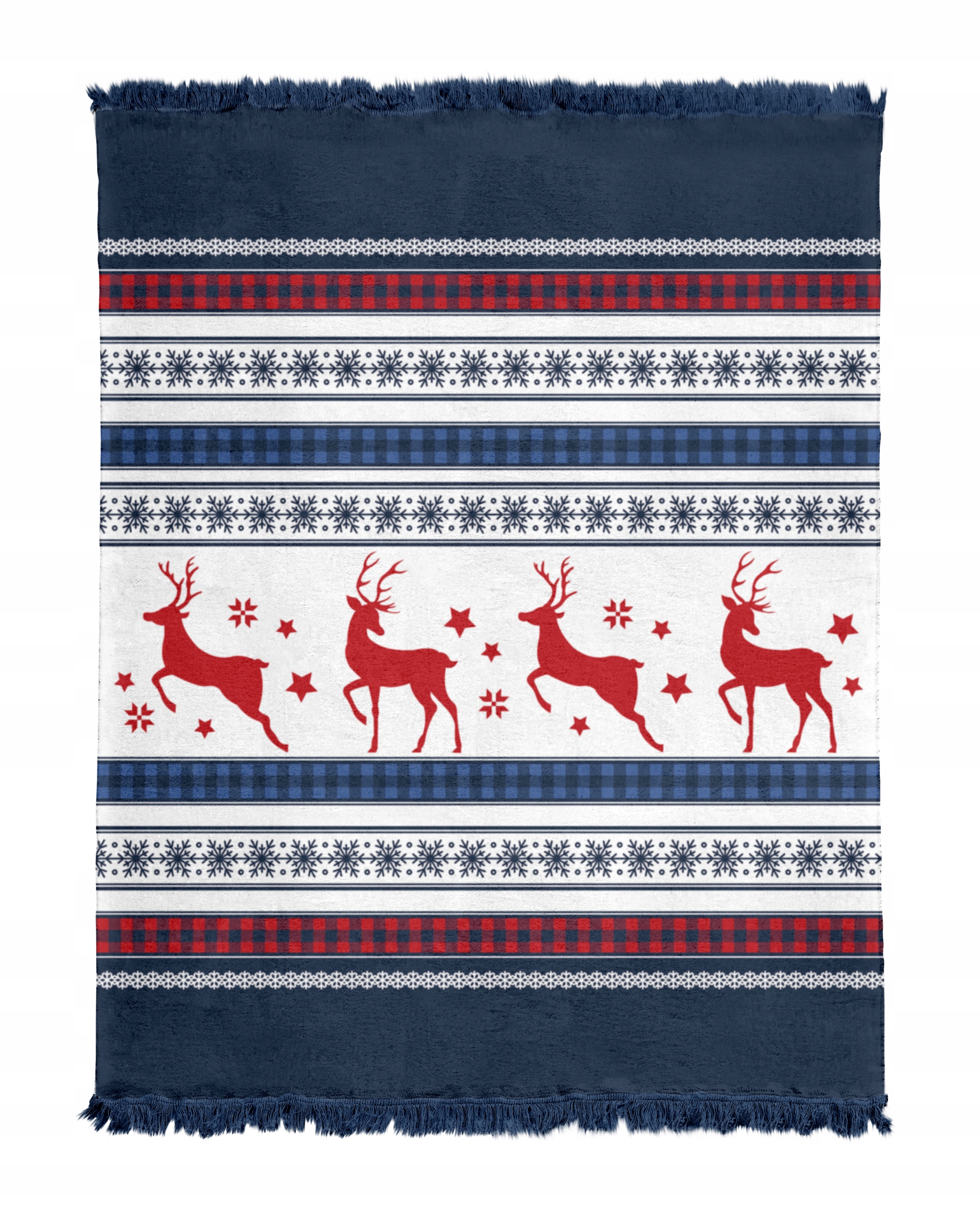 bavlněná deka 150x200, teplý, tlustý vánoční přehoz