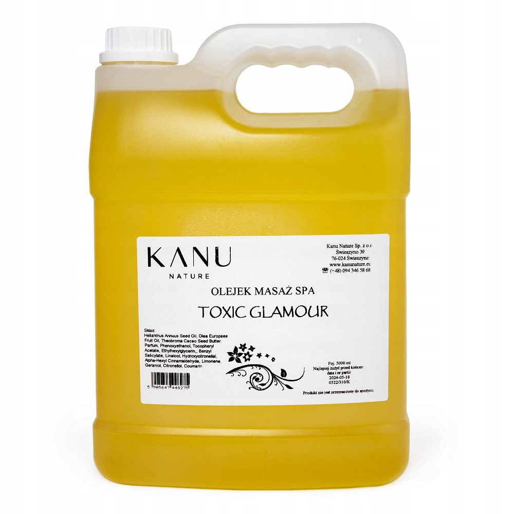 Kanu Nature Massage Oil Masážní Olej Toxic Glamour 5L