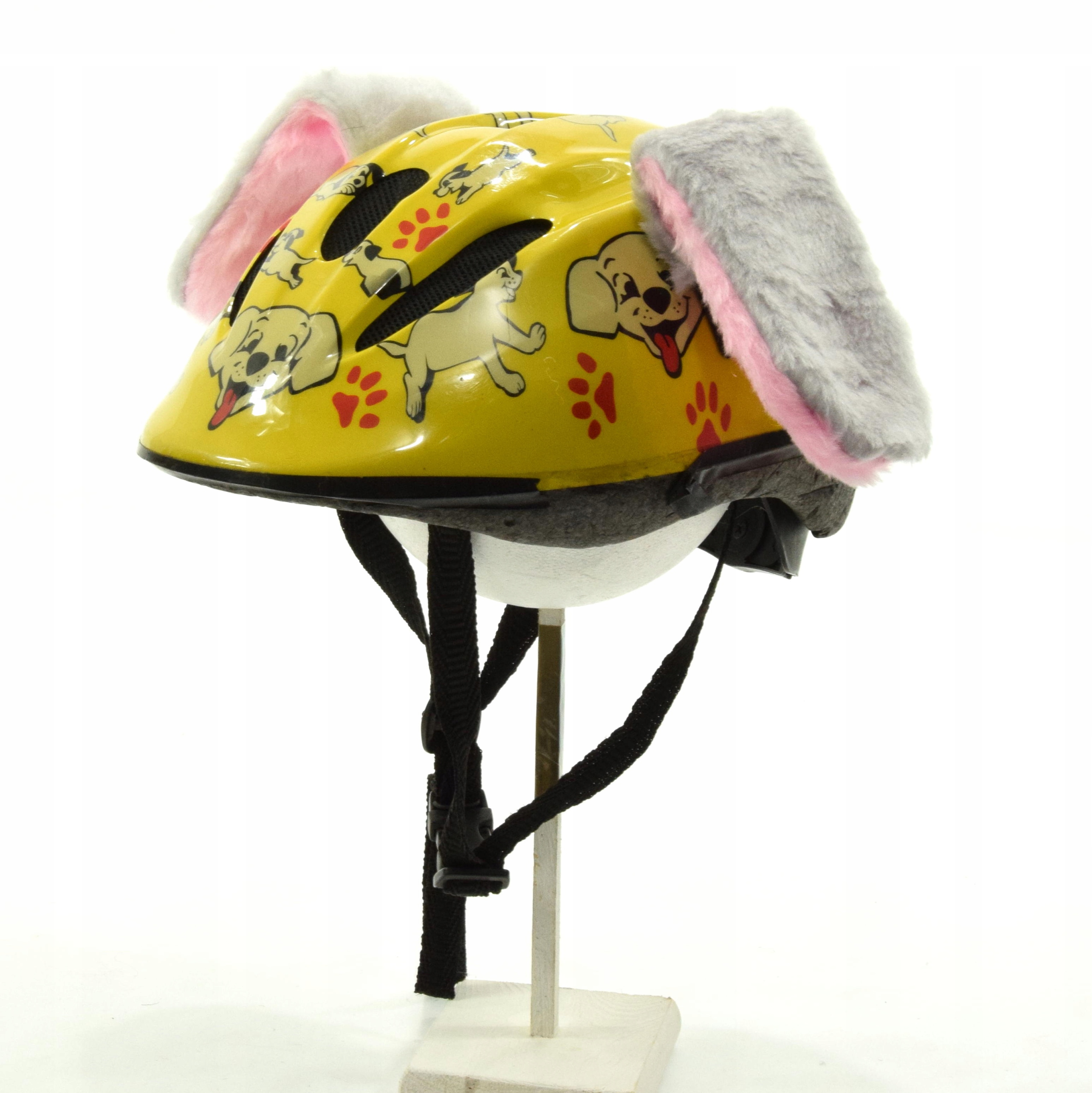 Kask -ozdoba na kask rowerowy narciarski Uszy Uszka Królika