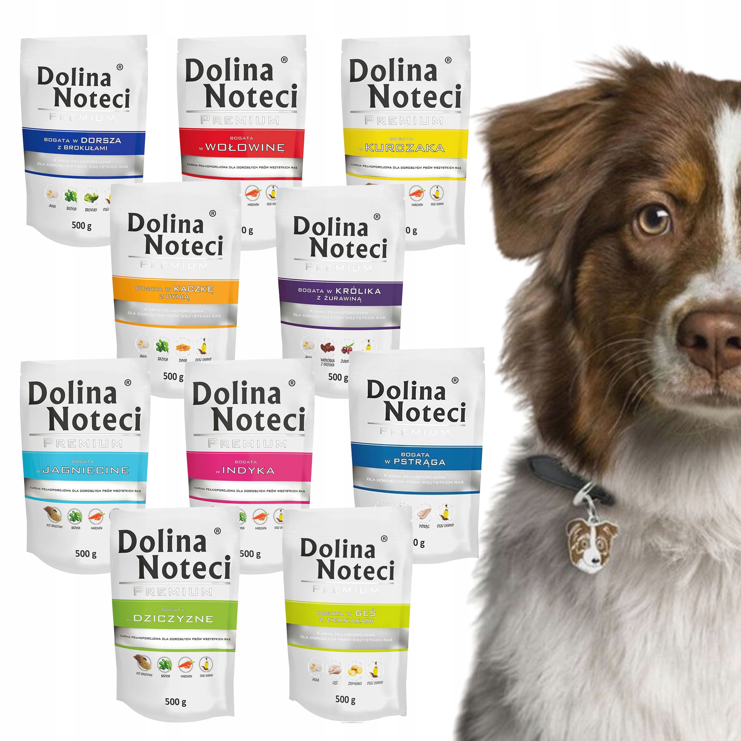 Levně Dolina Noteci Premium Krmivo mokré pro psa mix chutí 10 x 500 g Sáček