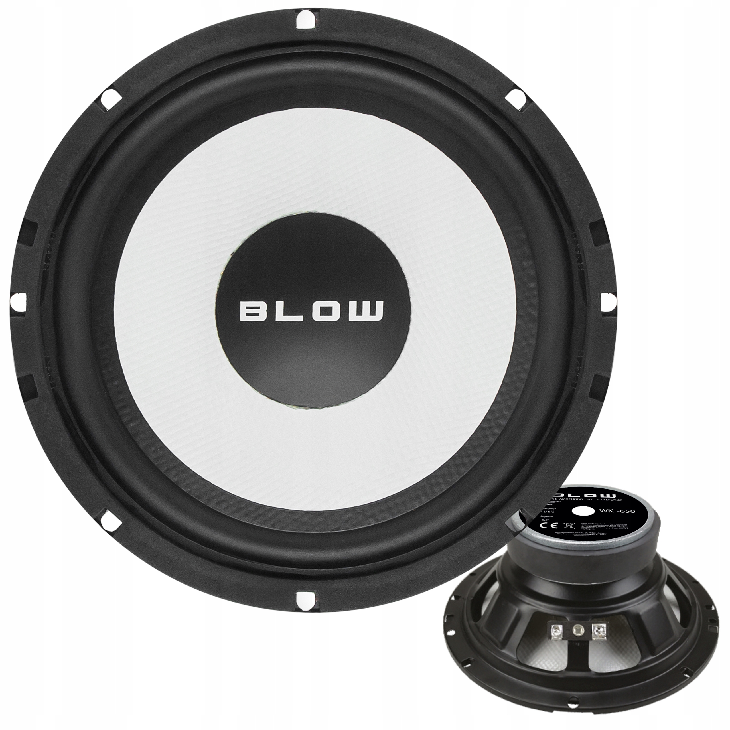 

Głośnik samochodowy basowy woofer Blow 140W 165mm