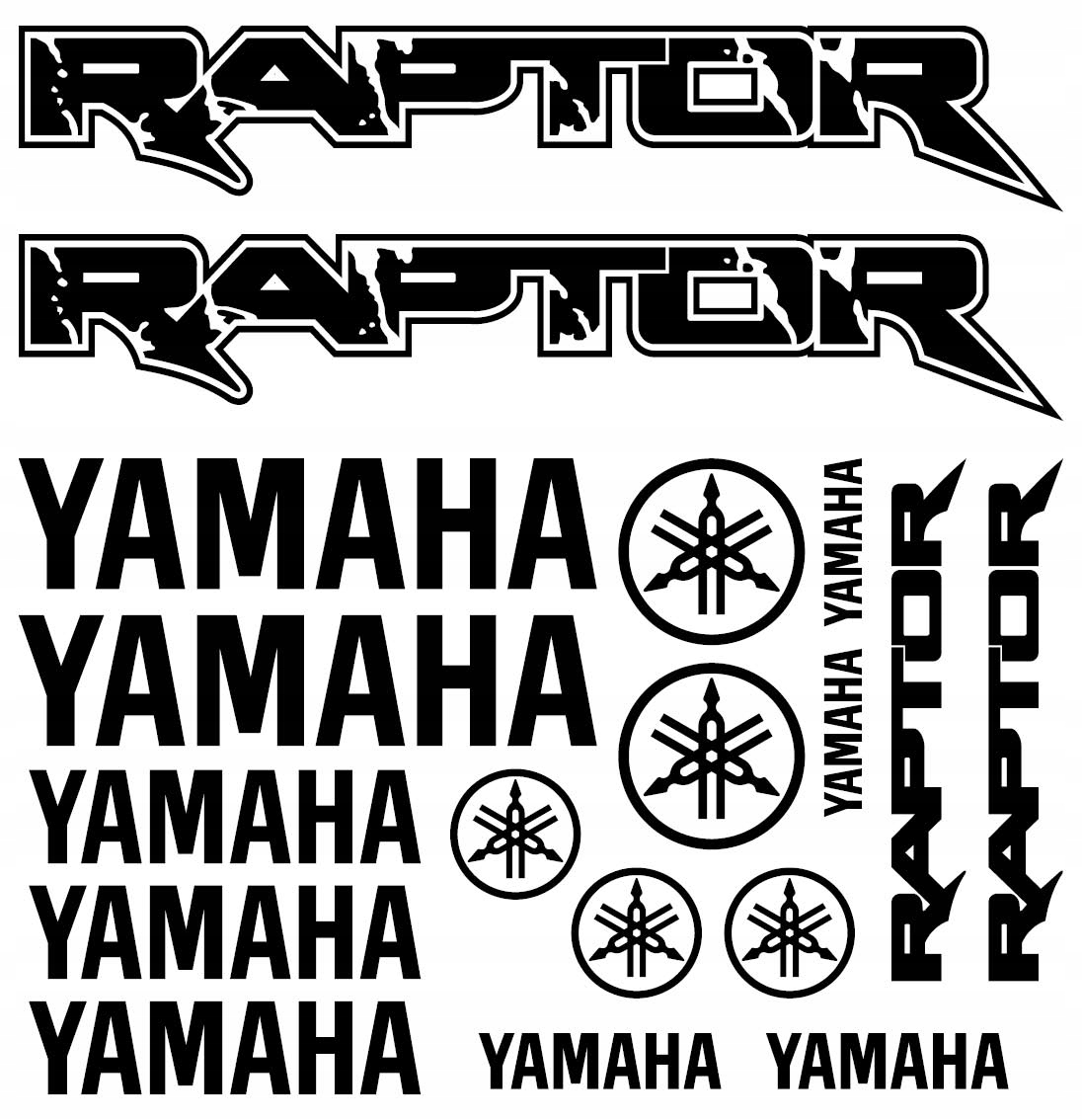 

Naklejki Raptor na motocykl Zestaw _kolory