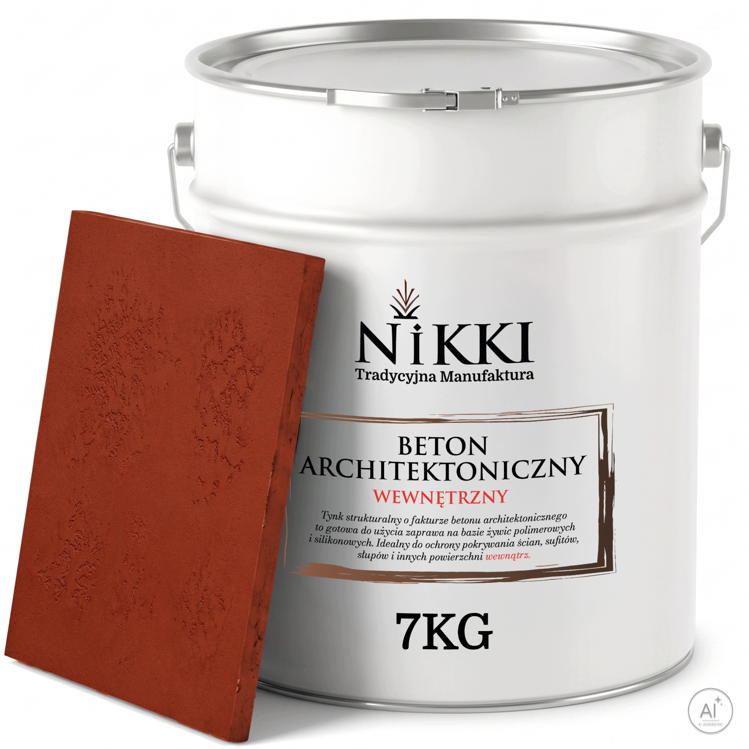 Dekorativní architektonický beton vnitřní 7 kg 5 m2 Cihlový F325 Uv