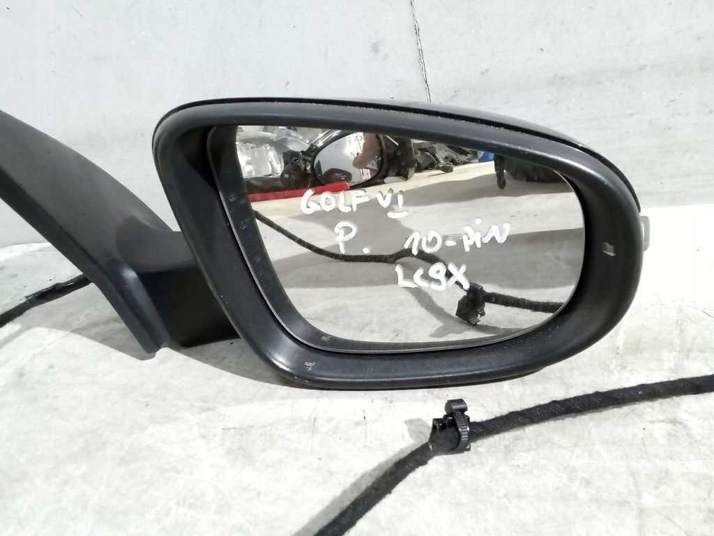 VW Golf VI 6 mirror right elektr 10 PIN LC9X