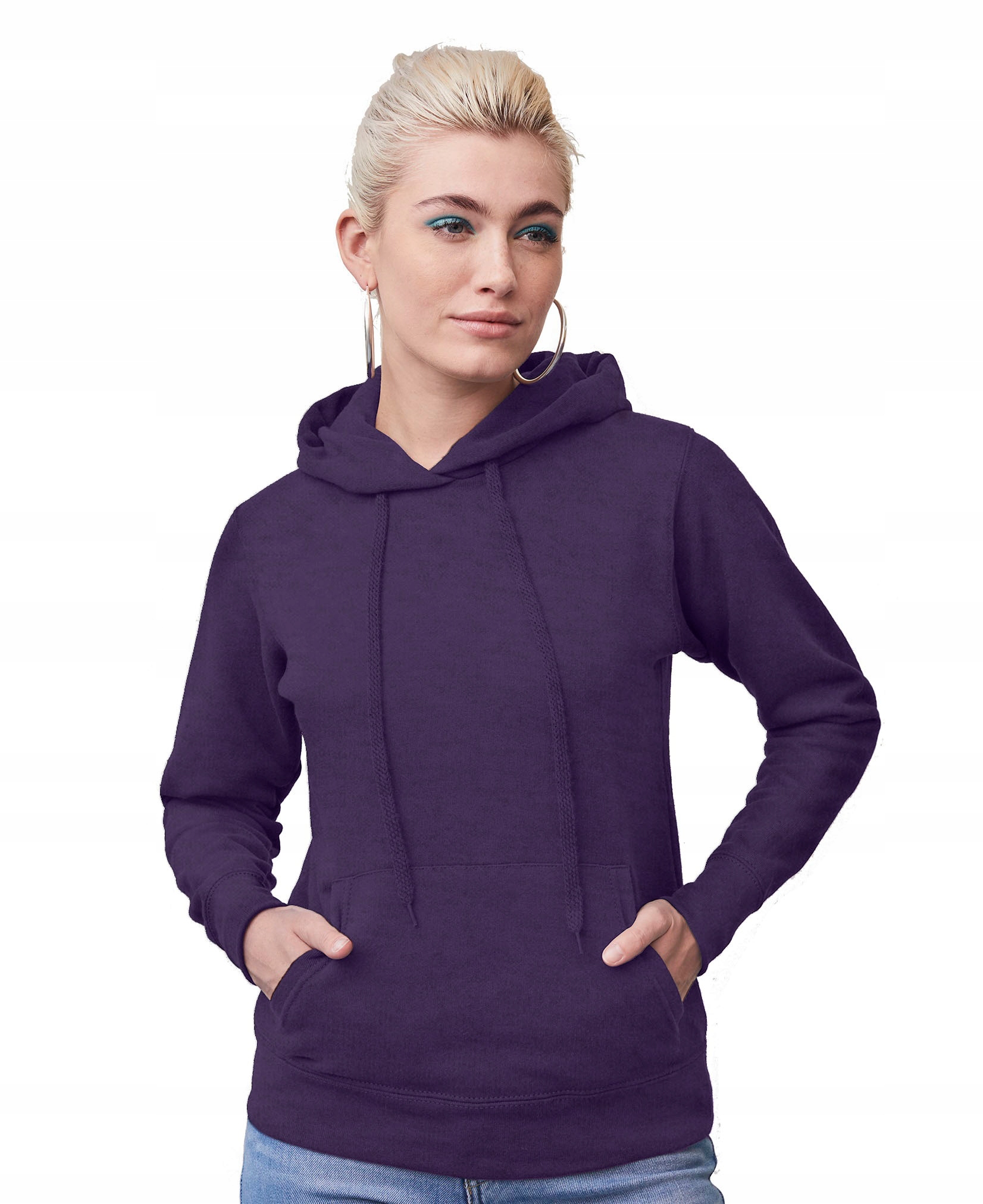 

Bluza z kapturem damska Fruit Classic, fiolet L
