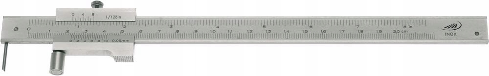 Traserská posuvná měrka s ryskou Inox 200 mm Helios Preisser