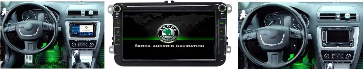 RADIO ANDROID GPS SKODA YETI ROOMSTER FABIA 4/64GB Waga produktu 2 kg