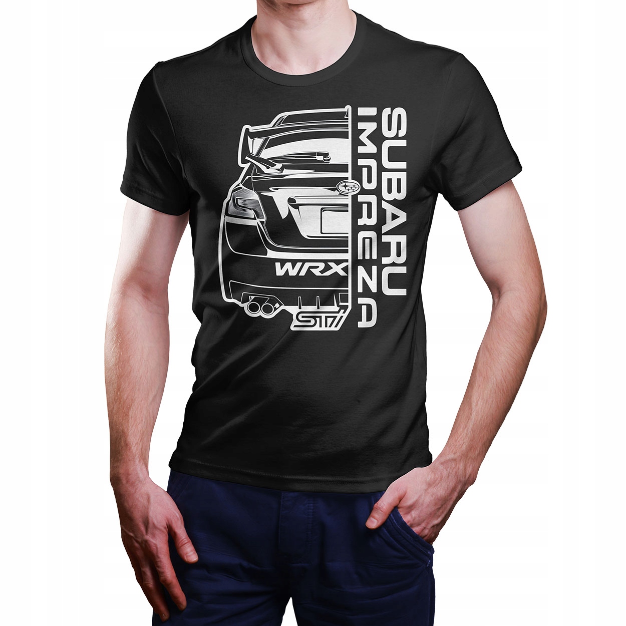

koszulka męska Subaru Wrx Sti czarna