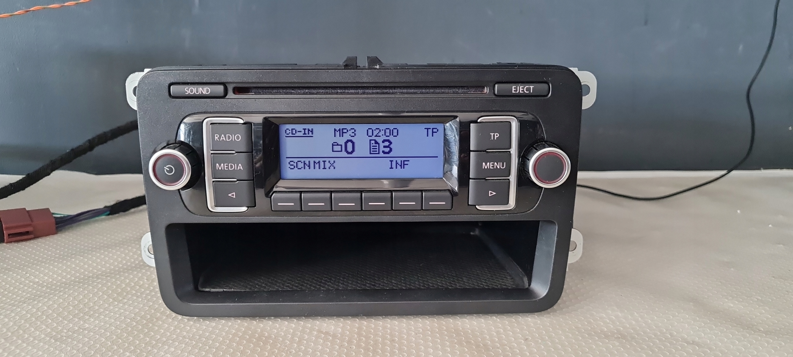 VW Polo Golf VI Rcd210 Radio Mp3 Aux 5M0035156C - Sklep, Opinie, Cena w