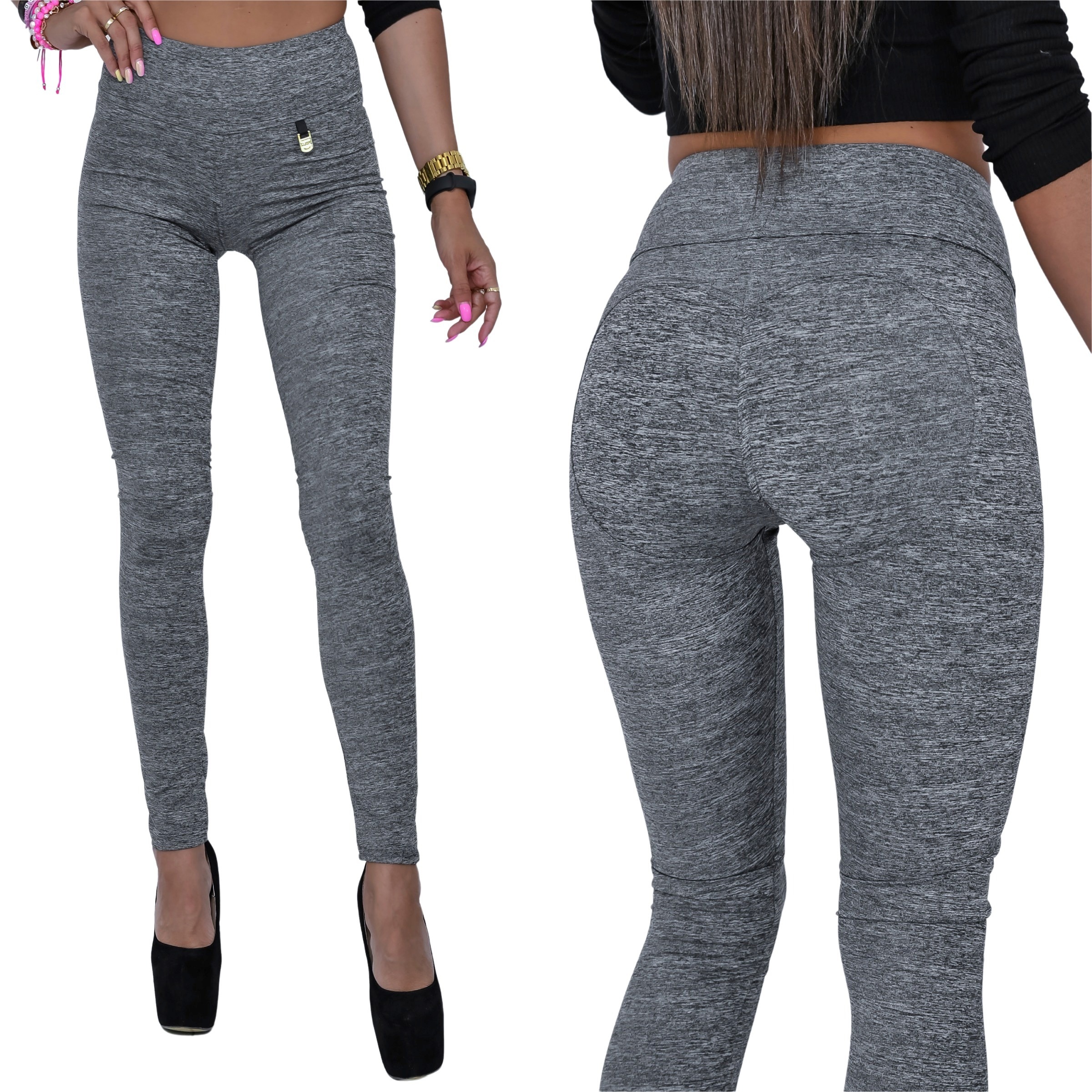 

Legginsy Push Up! Produkt Polski! Grey! Xs