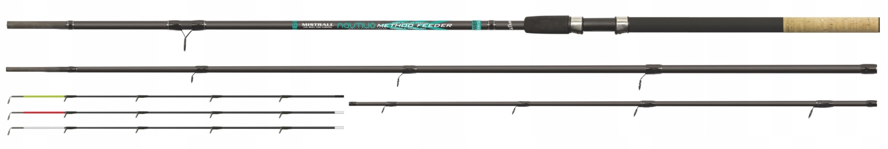 Wędka Mistrall Nautilio Method Feeder 3,00 m, do 70 g, carbon przelotki Sic