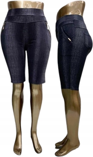 

Spodnie Duże Leginsy damskie 3/4 Rybaczki XL/XXL
