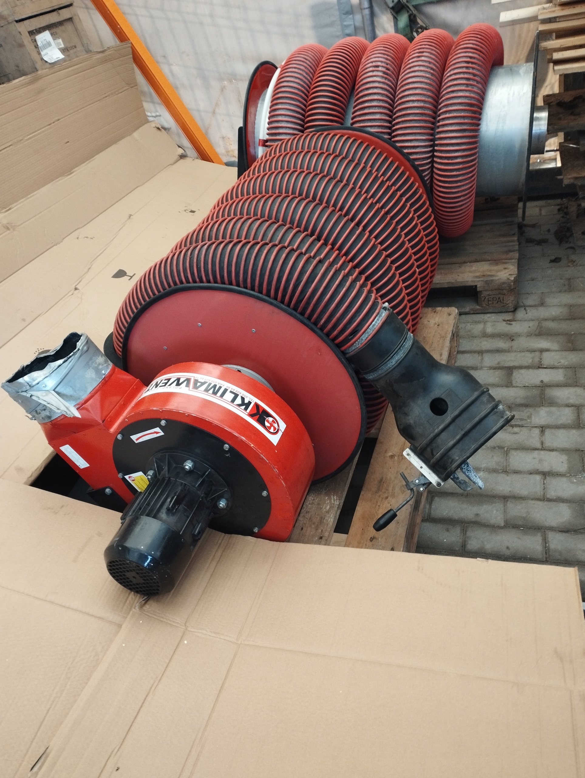 Барабанний екстрактор вихлопних газів KLIMAWENT повний комплект