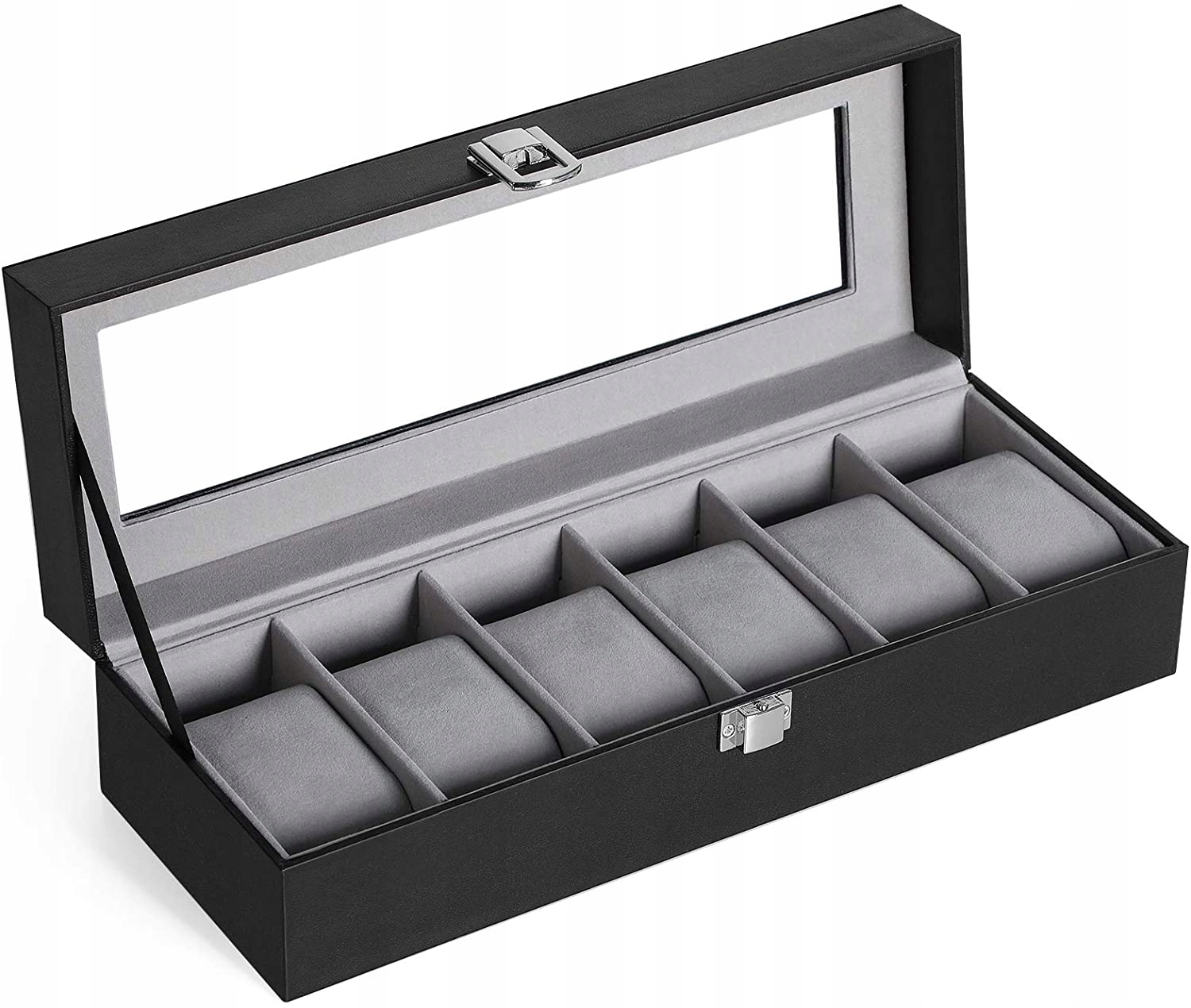 

Etui ekspozytor na zegarki czarne Loft pudełko