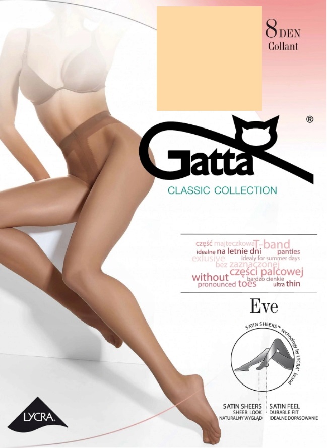 

Gatta Eve 8den matowe bezmajtkowe natural 2-S