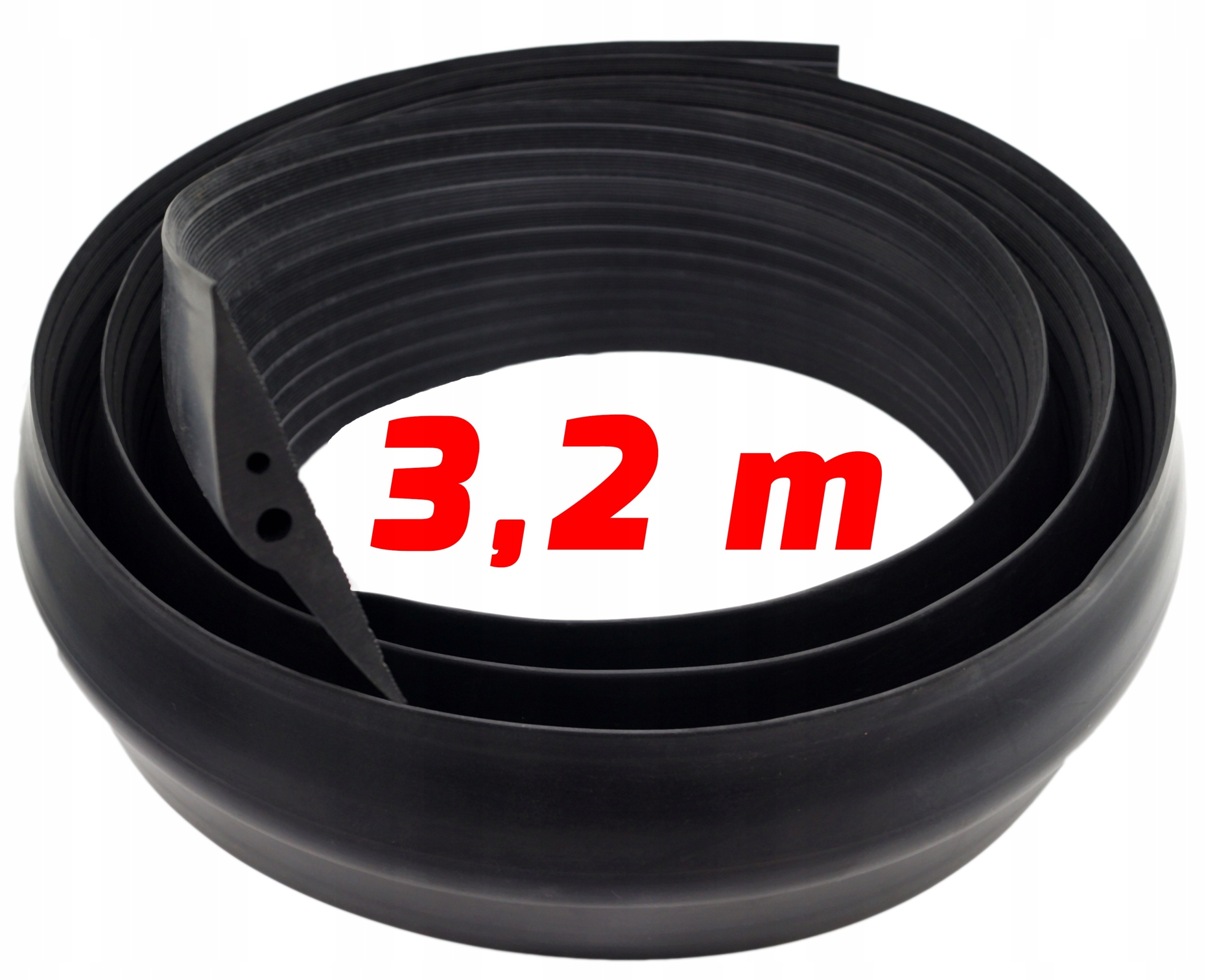 Polské těsnění garážové brány Práh garážový 3,2 m 320 cm lepidlo Grafen