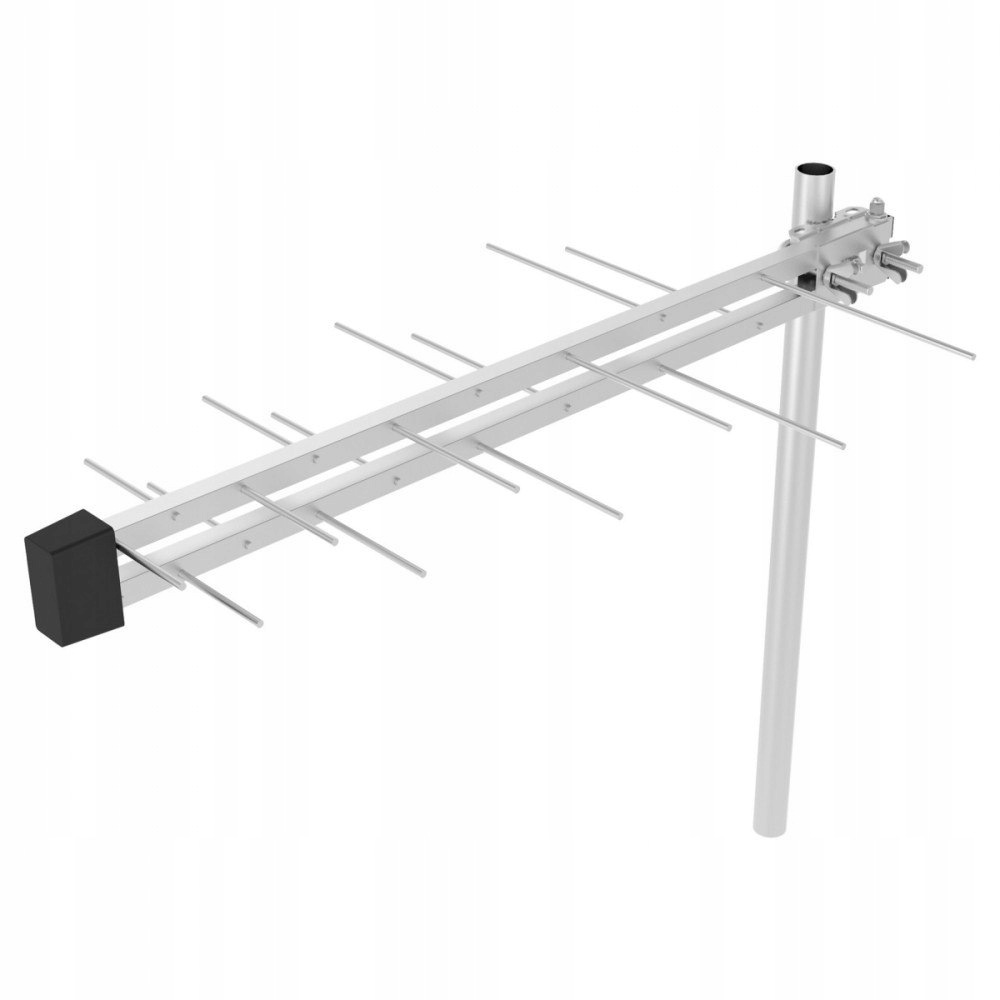 Antena zewnętrzna Sda 612 DVB-T2/T Zysk 10dB,Imp 75OHm, 4G Lte