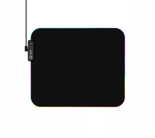 Podkładka pod mysz Lorgar Steller 913 Rgb 30 x 30 cm Czarna