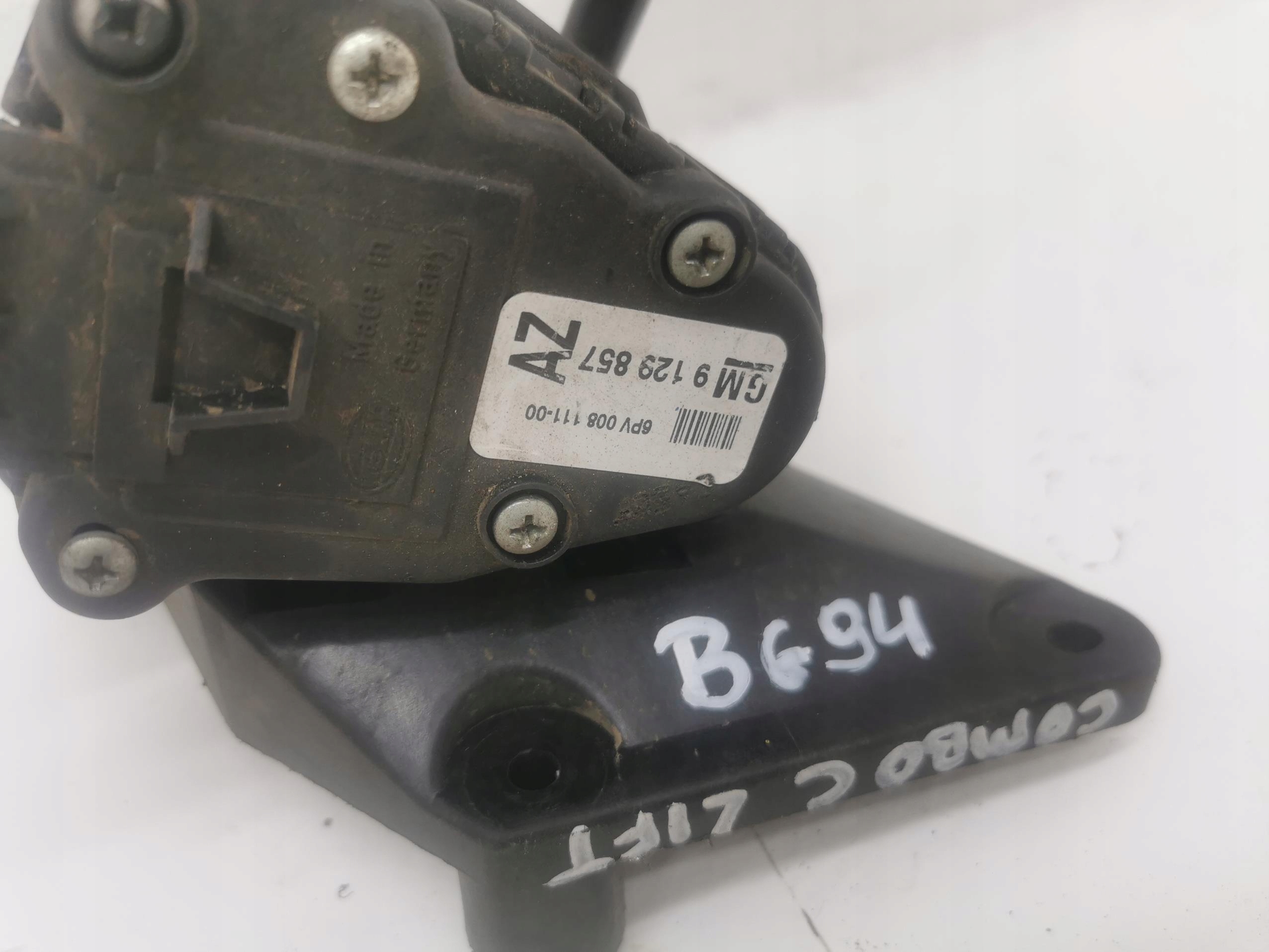 potentiometer Gas OPEL COMBO C 01-11 9129857AZ