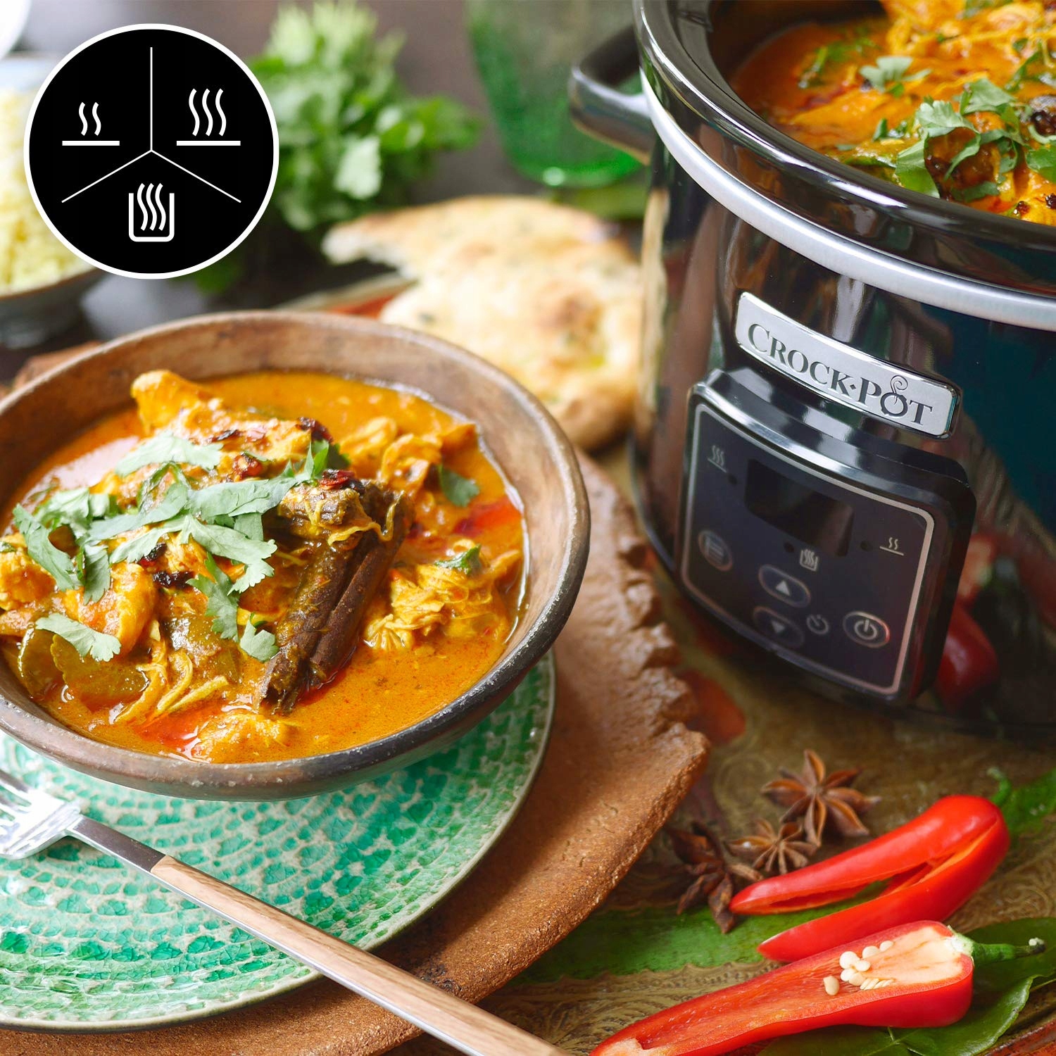 CROCKPOT Wolnowar Cyfrowy 2,4L Dla 1-2 Osób Funkcja Podtrzymania Ciepła — miniatura 3