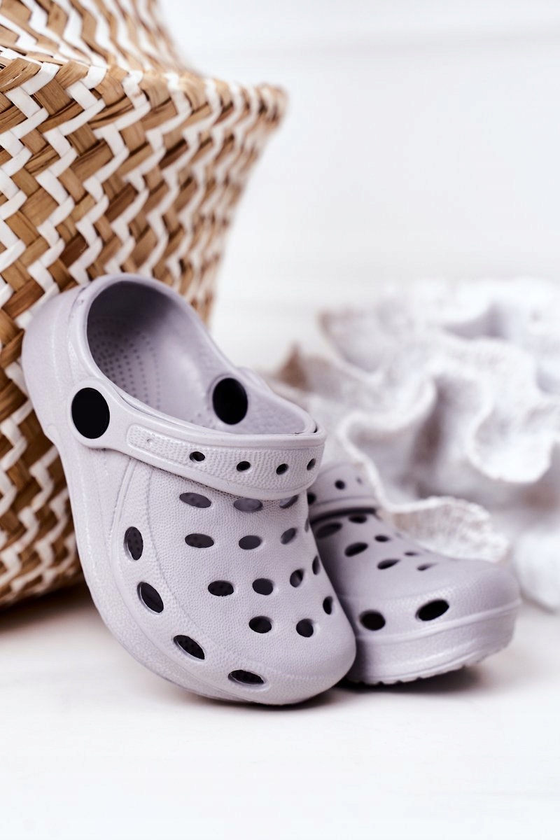 Klapki Piankowe Kroksy Szare Ogrodowe Basenowe 31 Kod producenta F-003 GREY 35