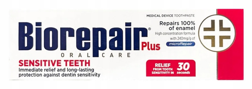 Biorepair Oral Care Pasta do zębów Wrażliwe Zęby SENSITIVE PLUS