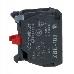 

Schneider Pojedynczy blok styków 1NC 22 mm ZBE102