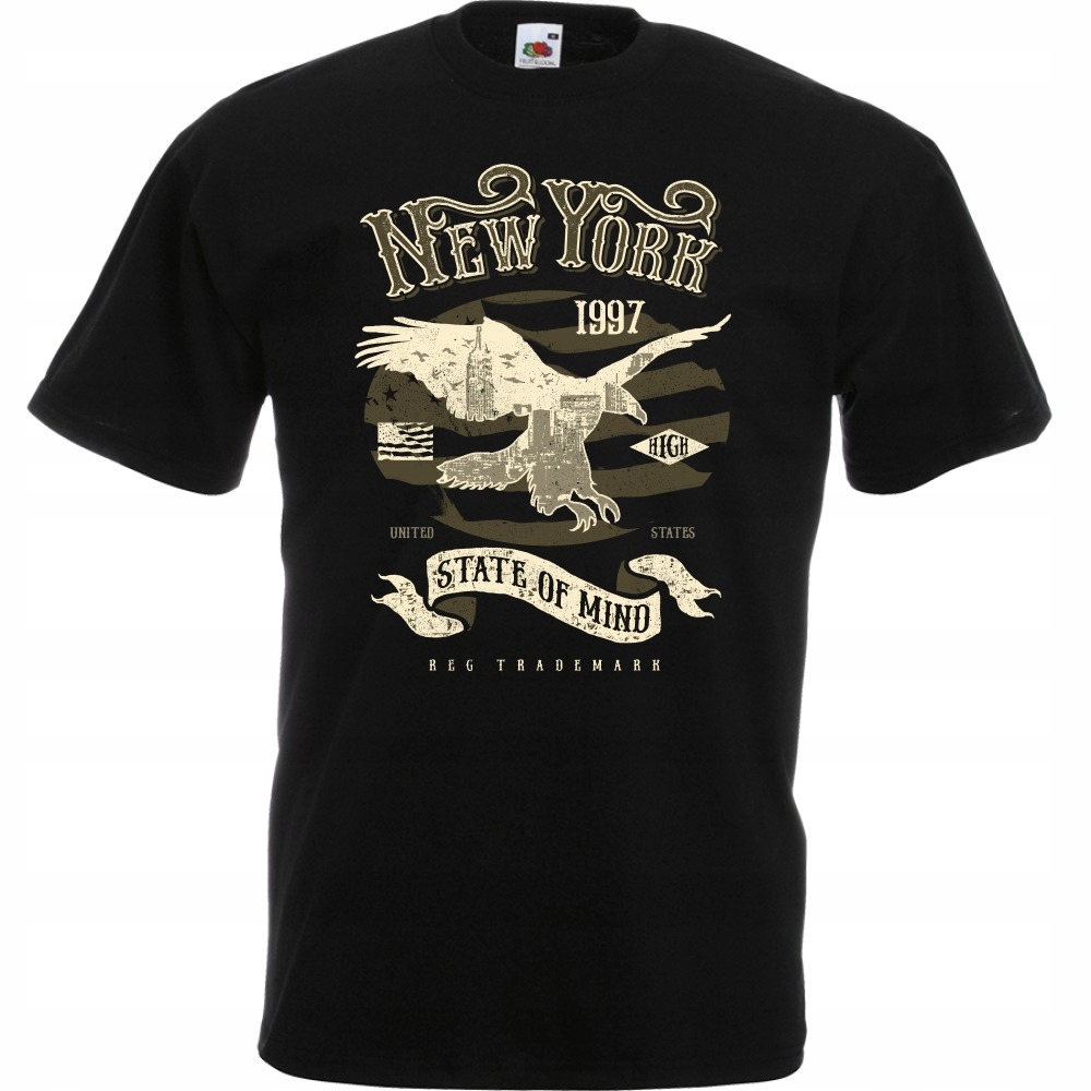 

Koszulka New York orzeł Usa Stany L czarna