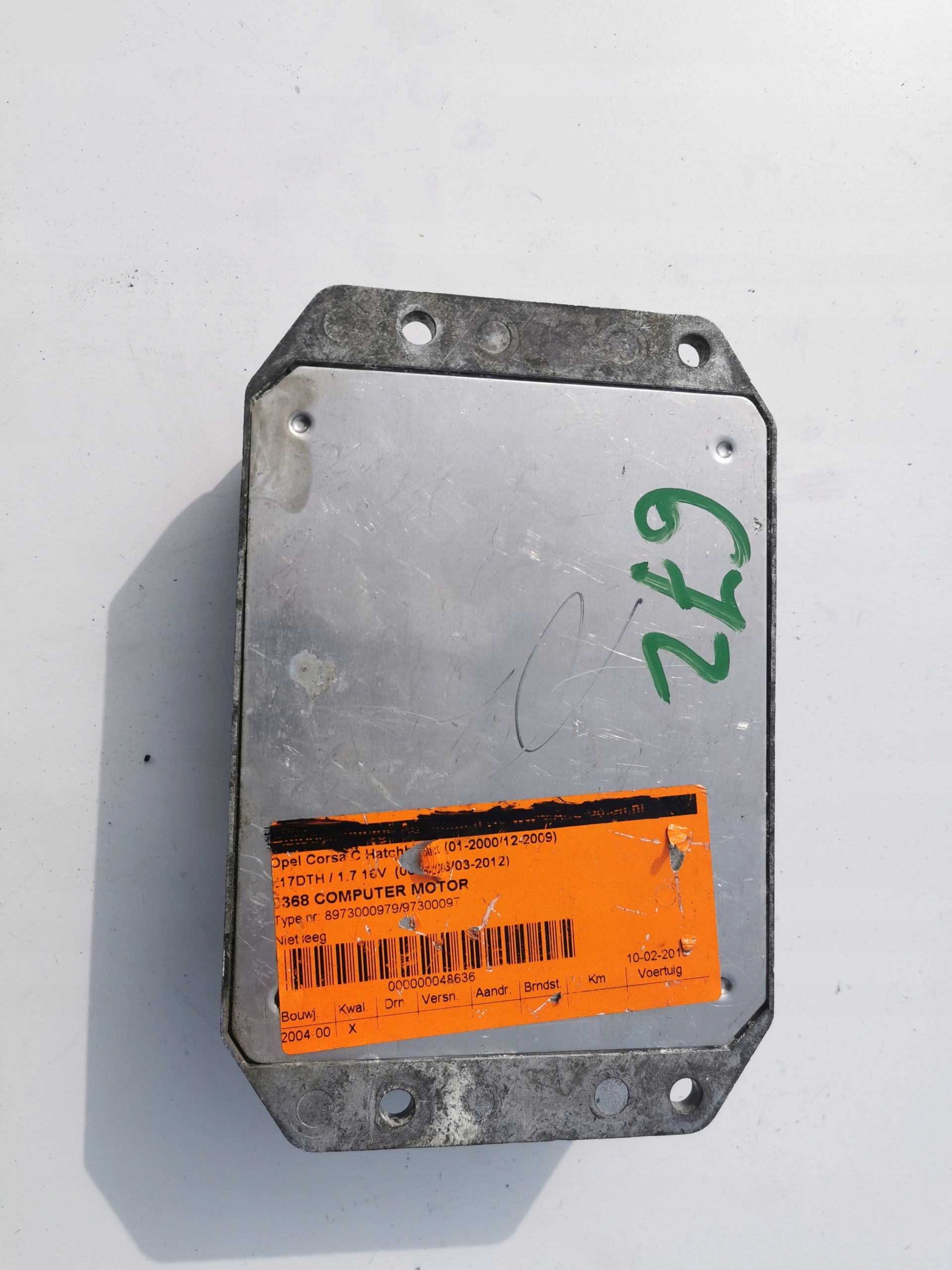 OPEL CORSA C 1.7D 897300-0979 112500-0157 Computer