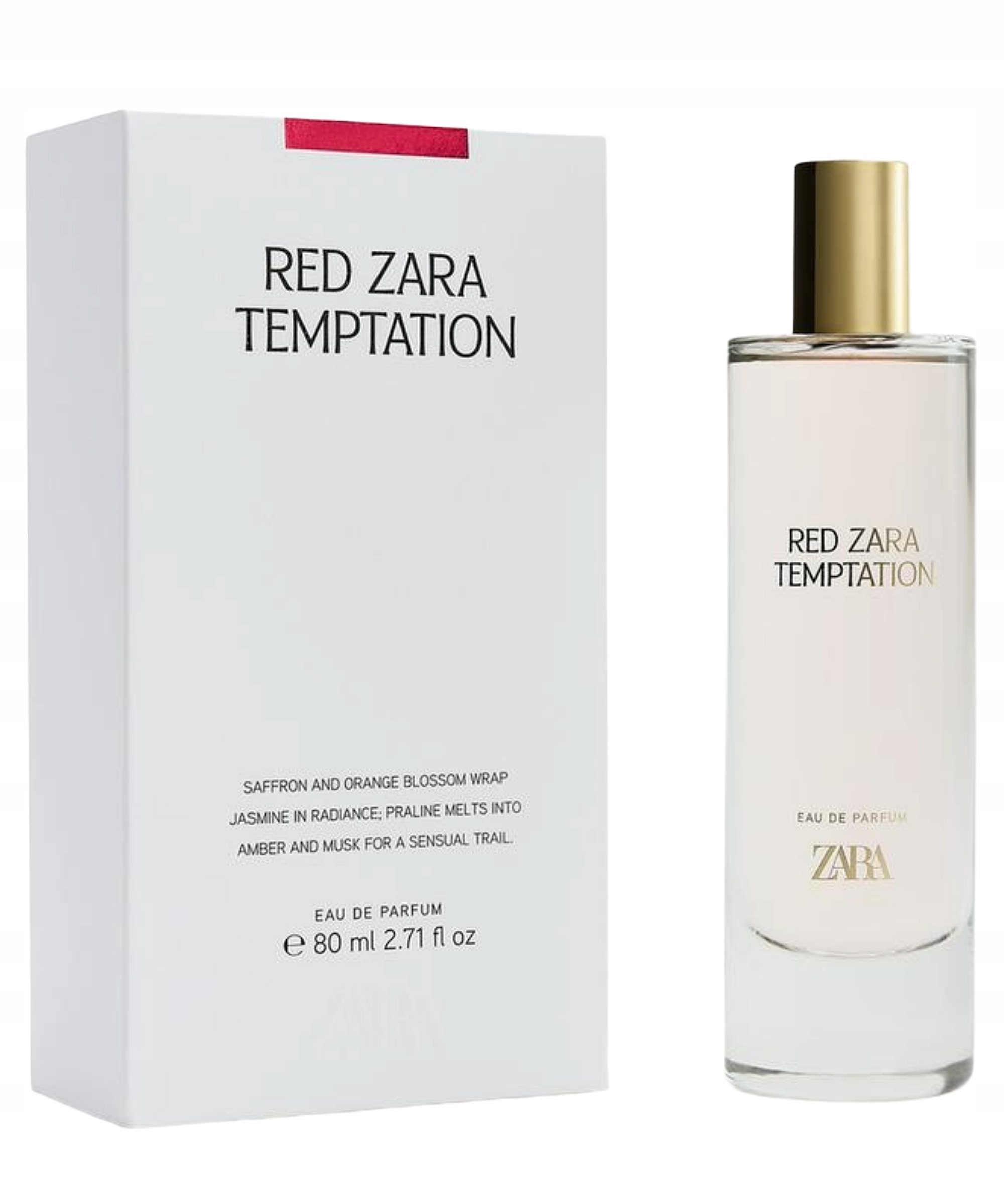 Zara Red Temptation 80 ML For Her Dámské Parfémy originální