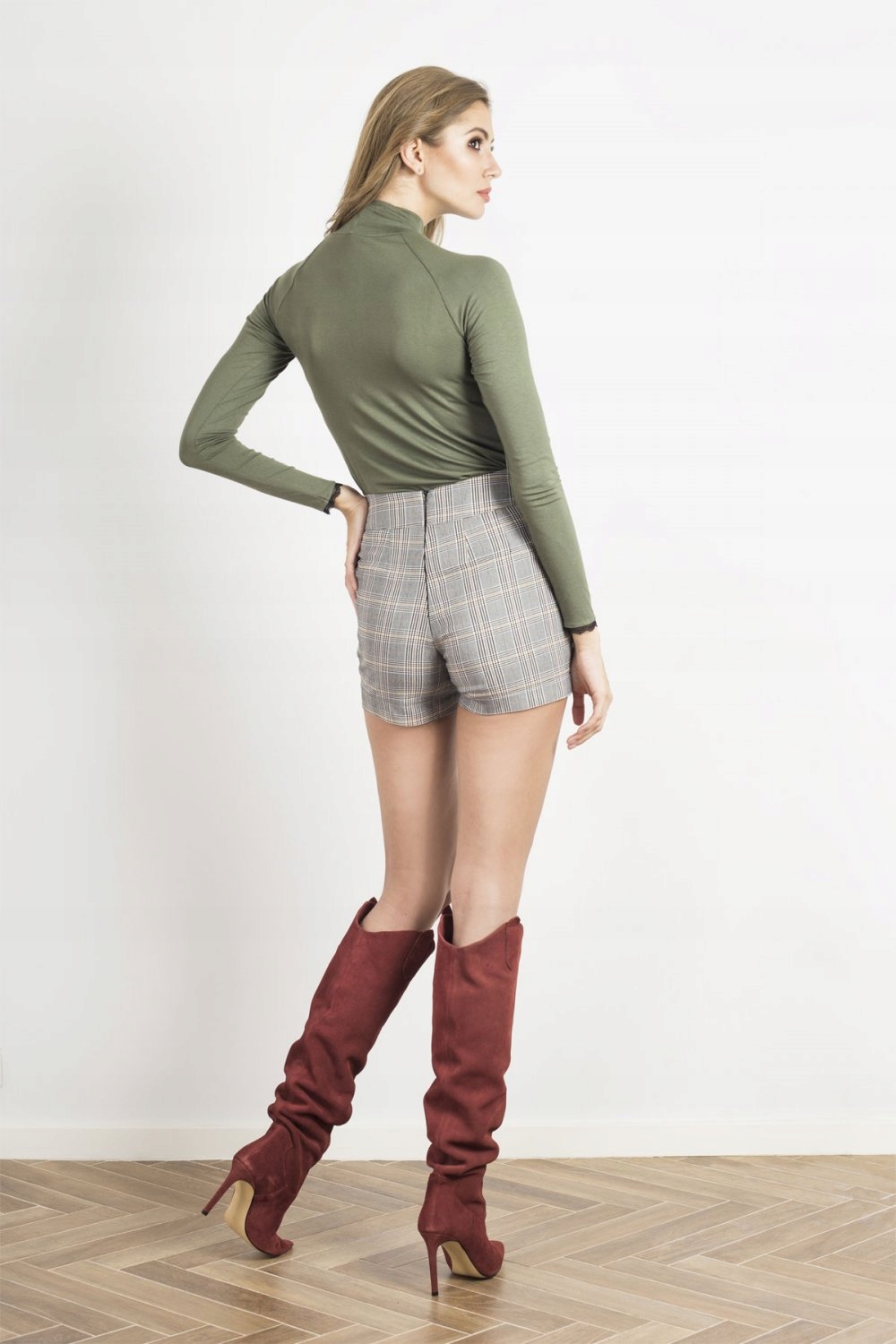 Półgolf Pearl 38 Khaki Płeć kobieta