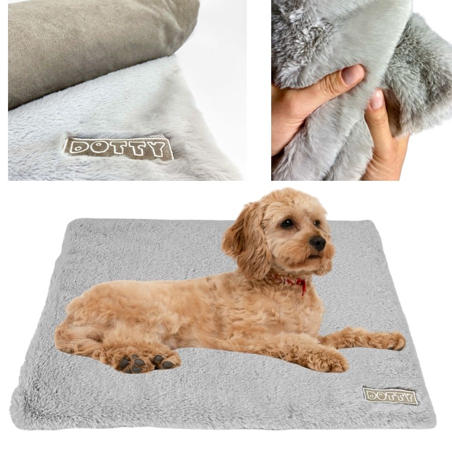 Levně Podložka pro psa kočku, měkké pelíšek, cestovní podložka na pohovku do auta, kožíšek