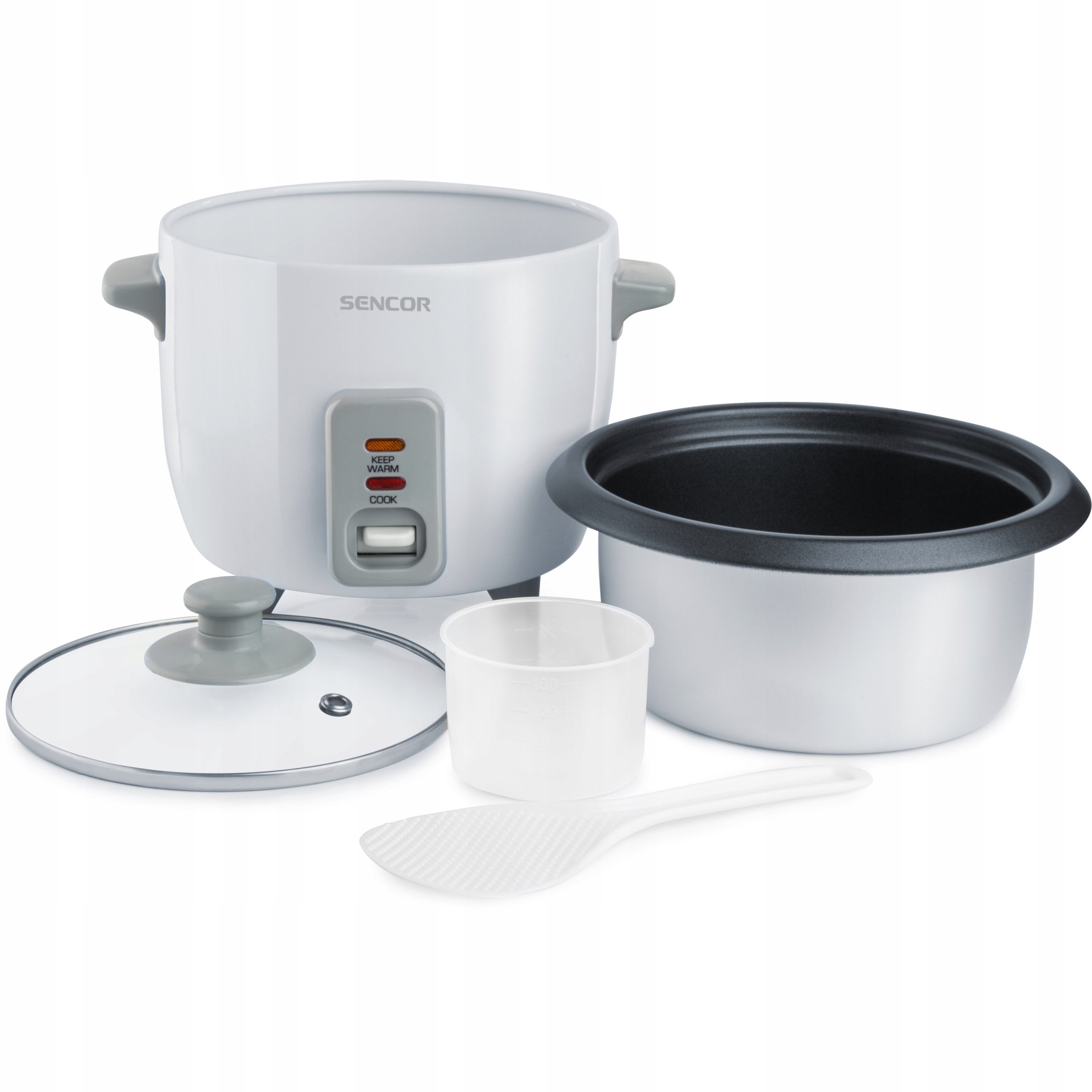 Garnek do Gotowania Ryżu Sencor 0600WH 0,6L Biały Model SRM 0600WH