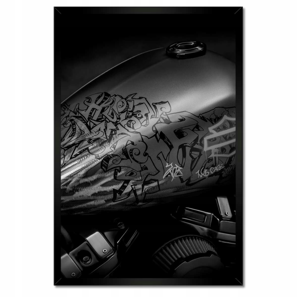 Plakáty v rámu 40x60 Harley Davidson Motocykl