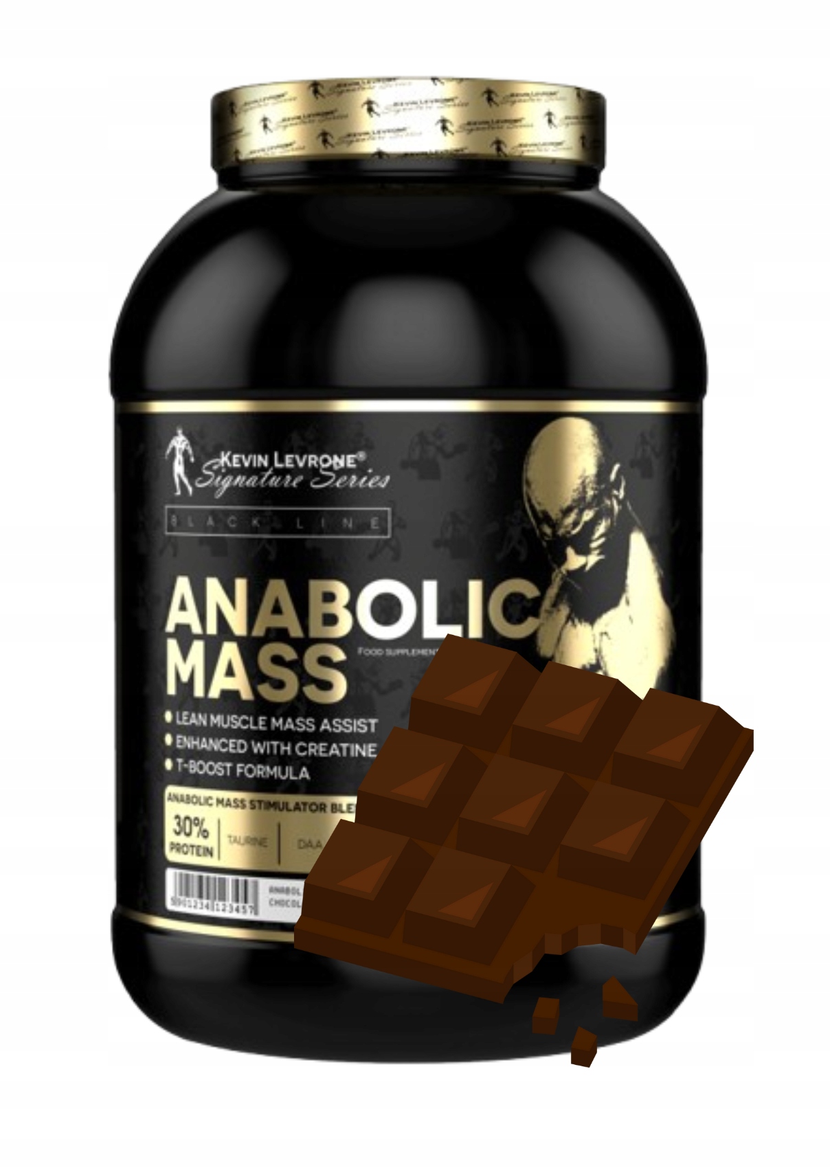 Kevin Levrone Anabolic Mass 3000g 3kg Chocolate Doplněk Stravy Gainer Masa Bílkoviny