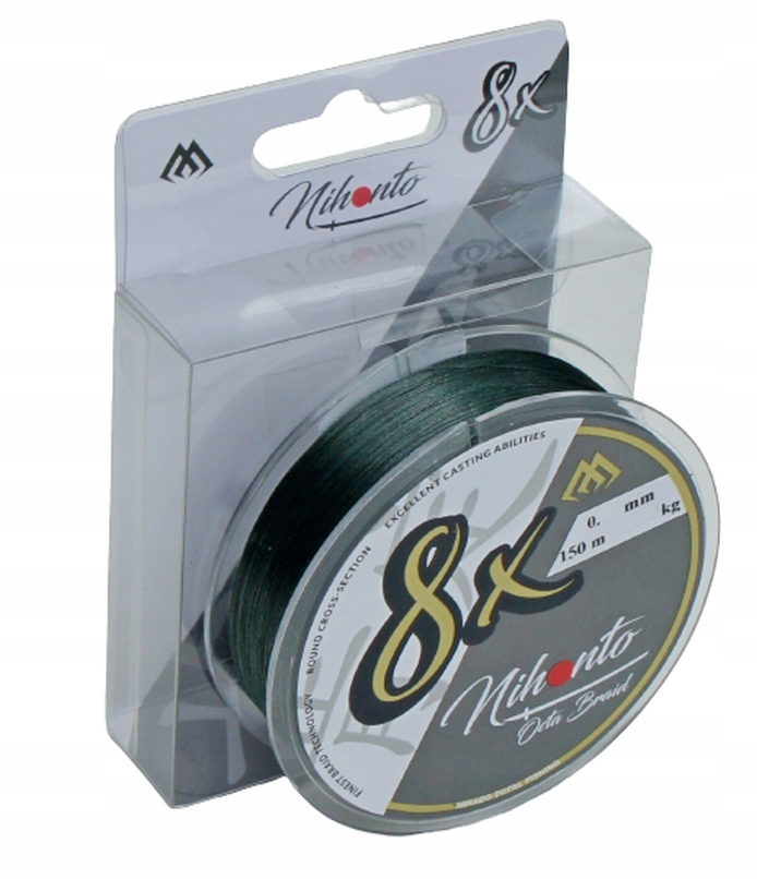 Plecionka spinningowa Mikado Octa Braid 0,08 Zielona