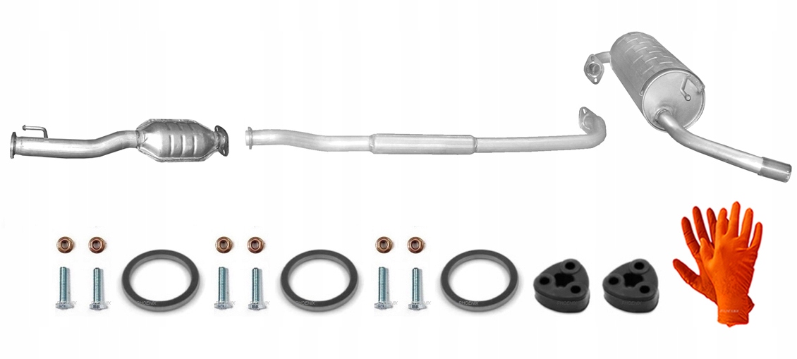 Toyota Rav 4 2.0i (Fancruiser) 16V 4X4 95kW (1994-2000) 3D Výfukový Systém