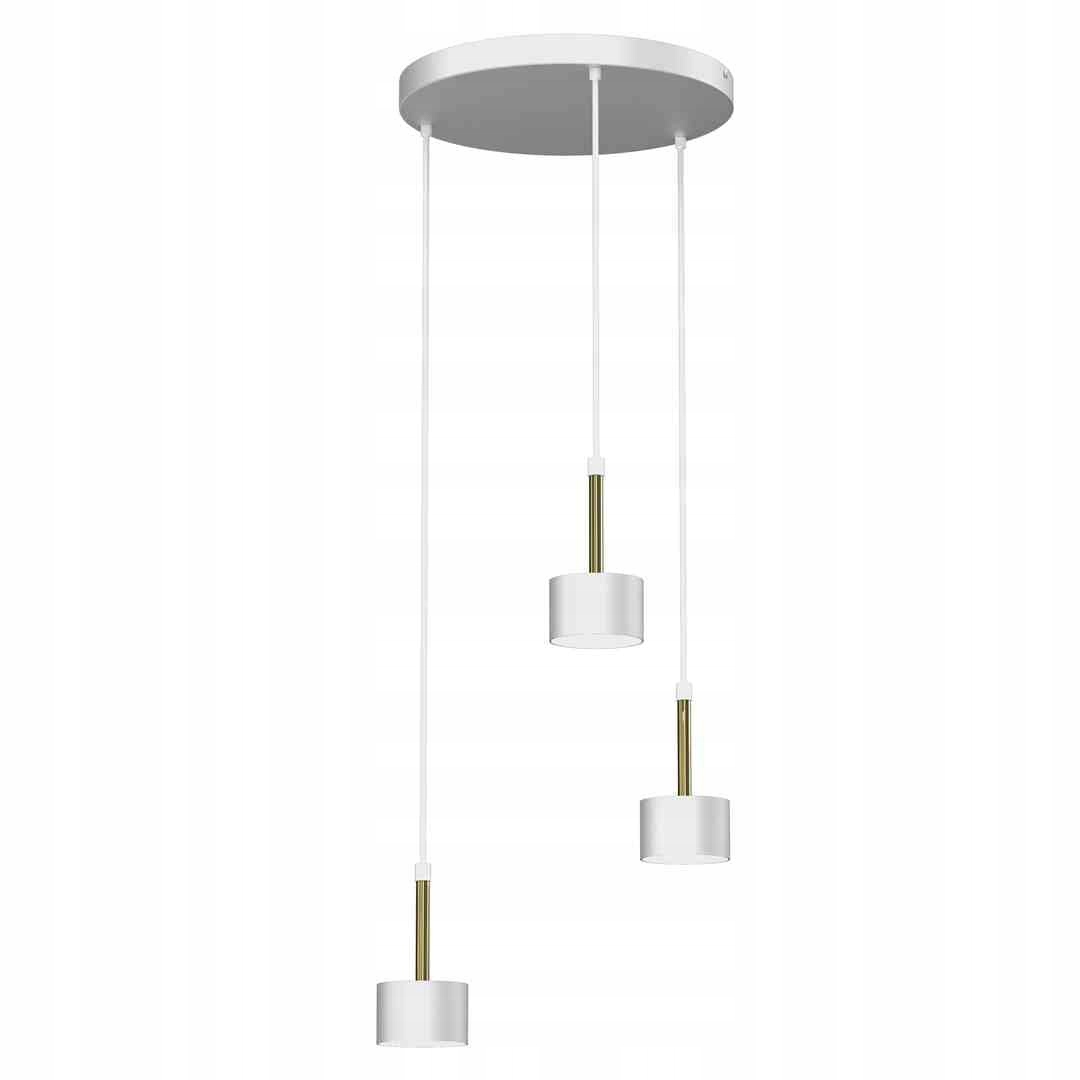 Milagro Arena MLP7756 Závesná lampa biela, 3 body, Led GX53