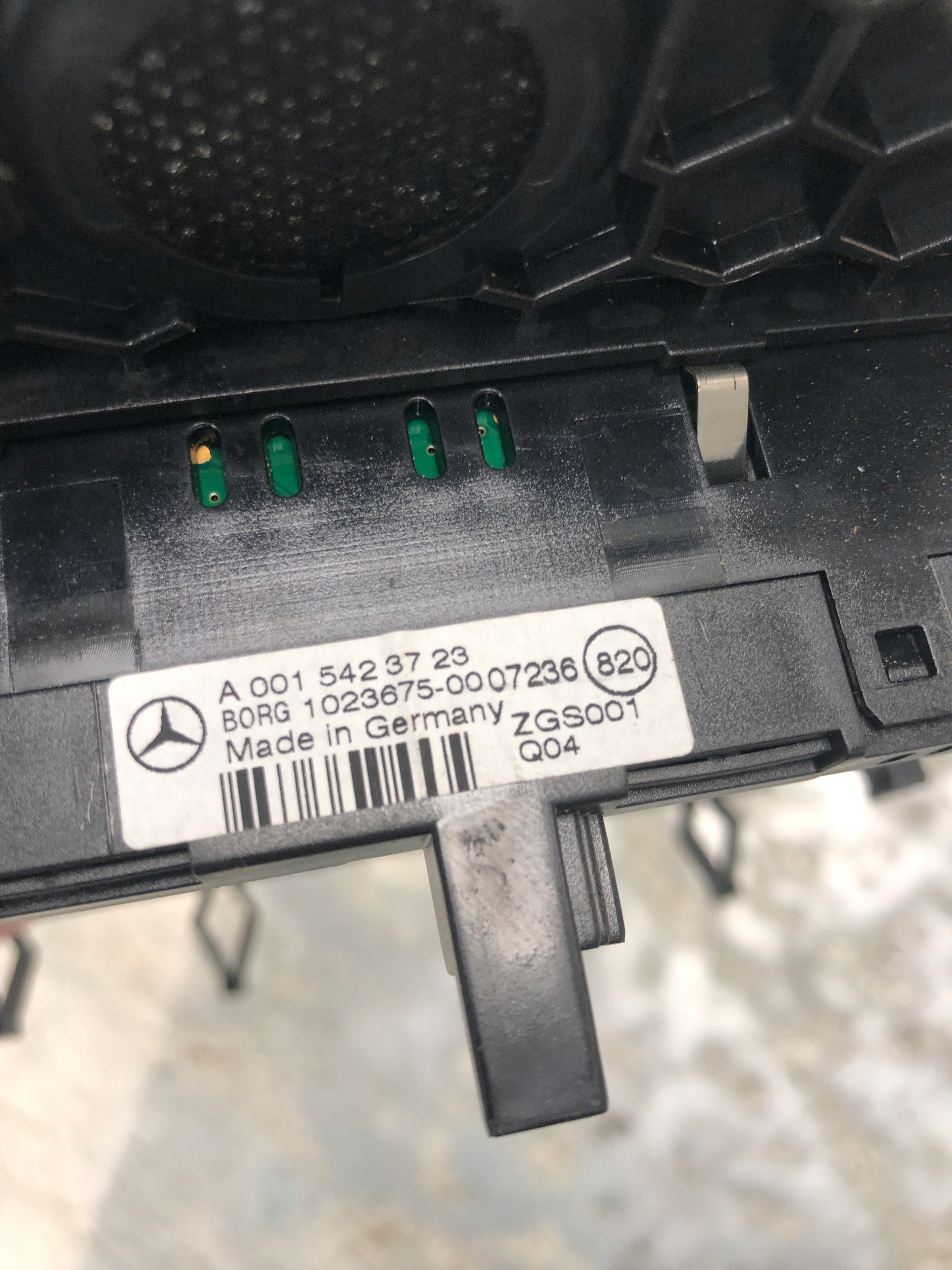 cover covering display PDC MERCEDES W169 A1696800936