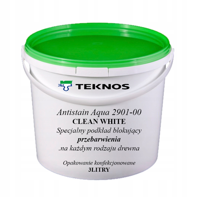 Podklad Teknos borovice dub AntiStain Aqua 2901-00 blokátor pryskyřice třísloviny 3L
