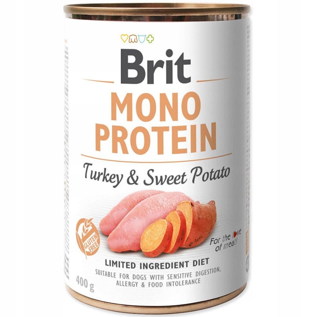 Levně Brit Mono Protein – mokré krmivo pro psy s krůtím masem a batáty