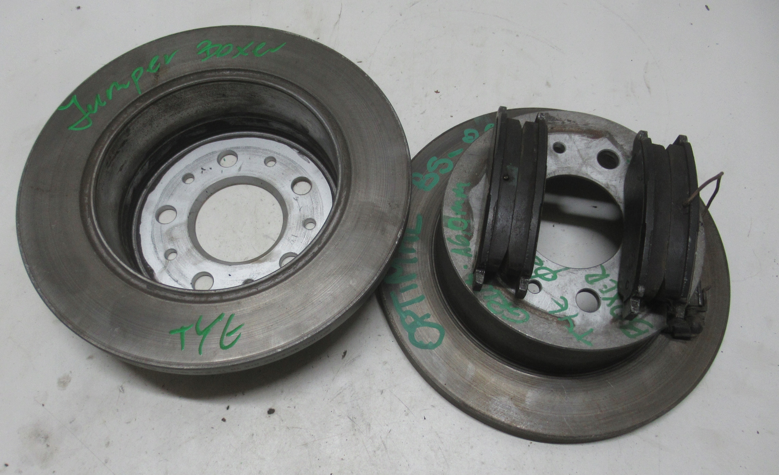 BOXER JUMPER 2.0 HDI 2018R discs brake Z KLOCKAMI rear part right left