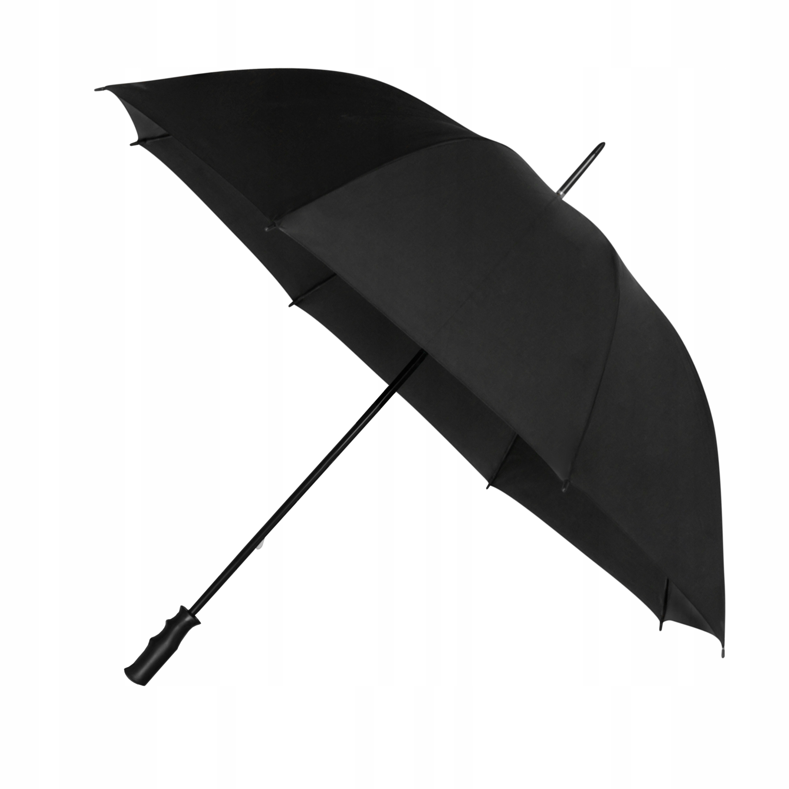 

Bardzo duży parasol męski czarny, lekki, 122 cm